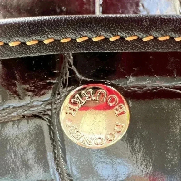 Dooney & Bourke Croc Leather Small Wristlet - Picture 6 of 7